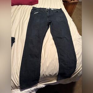 Ezekiel Dark Blue Straight Leg Jeans